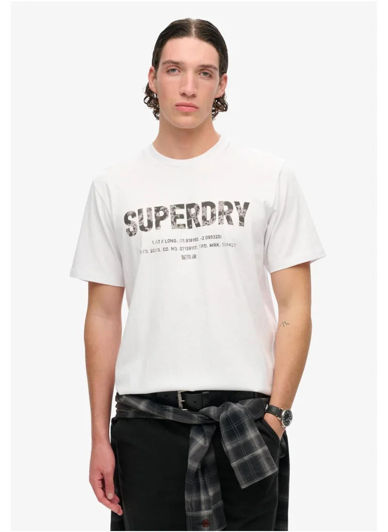 Superdry UTILITY SPORT LOGO LOOSE TEE