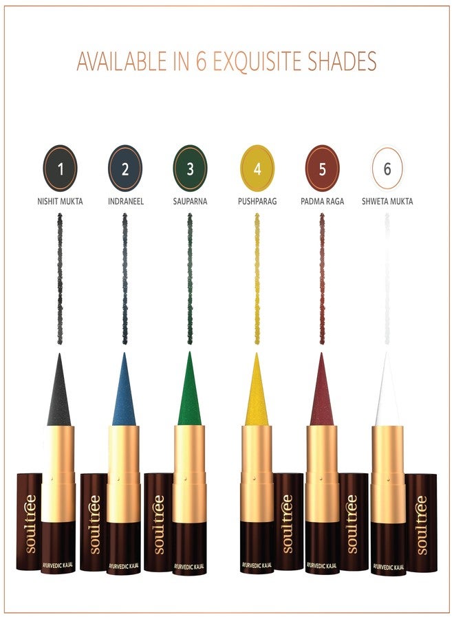 SoulTree Ratnavalli Shweta Mukta Jewel Kohl | White Pearl - 3gm - Image 5