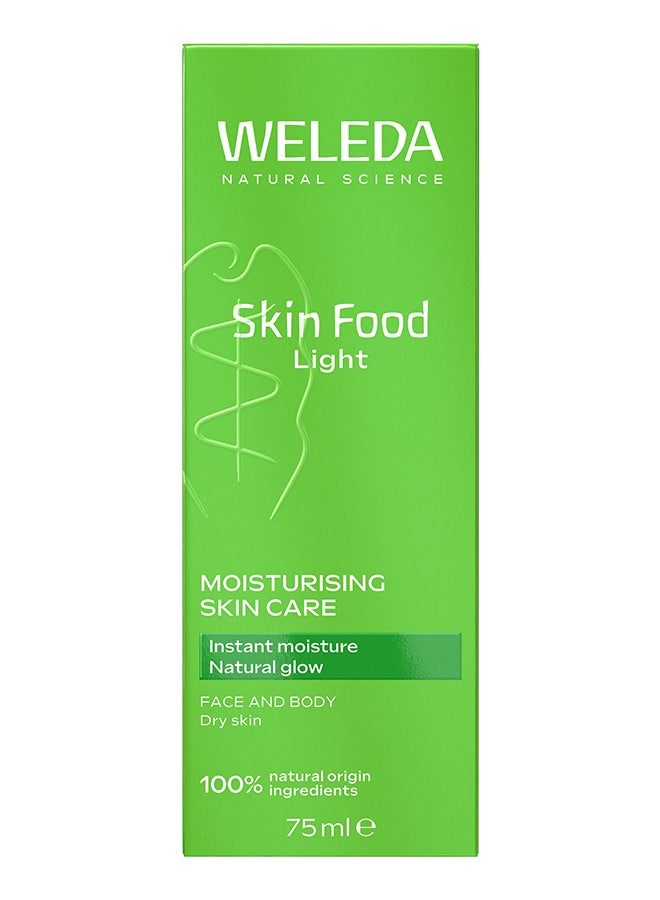 Weleda Skin Food Light Cream (75 ml) – Lightweight Daily Moisturizer for Dry Skin, with Sunflower Oil & Botanical Extracts, Fast-Absorbing - Image 2