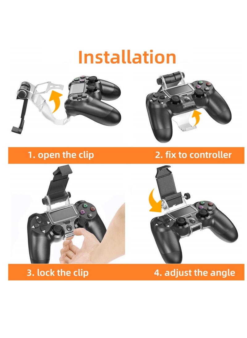 Mobile Phone Controller Mount Smartphone clamp Holder For PS4 controller