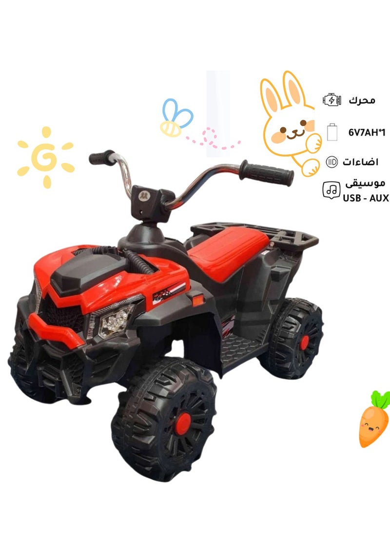 اوركيدز - دباب أطفال كهربائي 4 عجلات للأطفال الى عمر 4 سنوات - Image 1