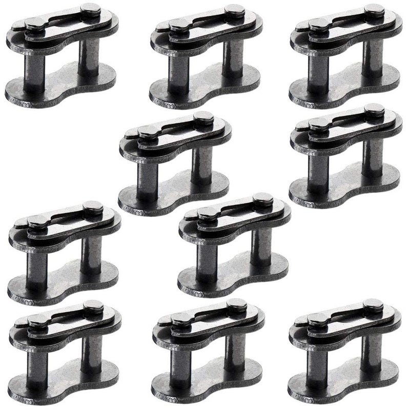 QAZAKY 10 قطع موصل إصلاح سلسلة القيادة 415 رابط مفصول لـ 49cc 50cc 60cc 66cc 70cc 80cc محرك دراجة نارية تعمل بالغاز ATV كواد سكوتر دراجة نارية كارت موبايل دراجة جيب صغيرة - Image 5