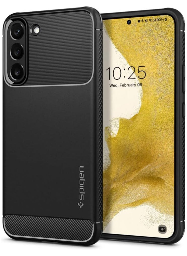 Spigen Spigen Rugged Armor Case Designed for Samsung Galaxy S22 Plus (2022) - Matte Black - Image 1