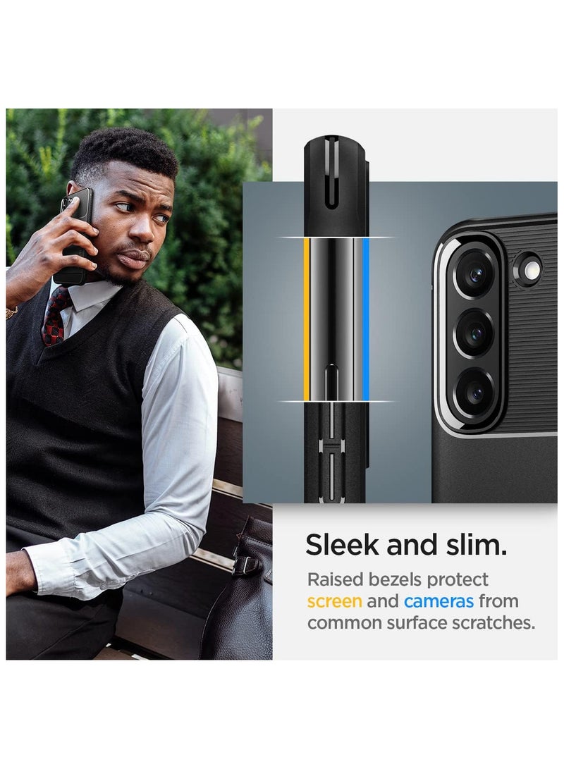 Spigen Spigen Rugged Armor Case Designed for Samsung Galaxy S22 Plus (2022) - Matte Black - Image 3