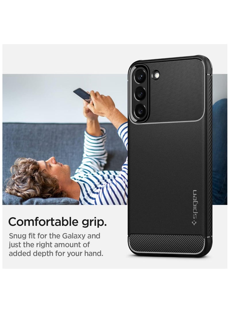 Spigen Spigen Rugged Armor Case Designed for Samsung Galaxy S22 Plus (2022) - Matte Black - Image 5