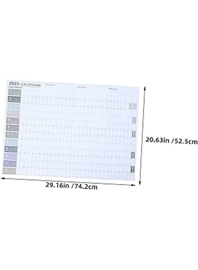 2025 Wall Calendar Set Of 2 Large Monthly Paper Planners For Office Home Scheduling - Image 1