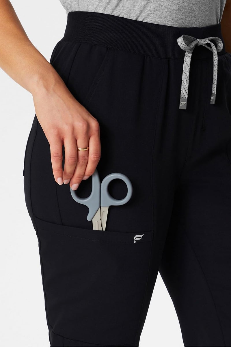 Fabletics Women's High Rise Active Scrub Jogger - MotionTech, 4-Way Stretch, Pocket-Packed, Lightweight, Semi-Slim Fit, M/Regular 28 in | 28, Black - Image 4