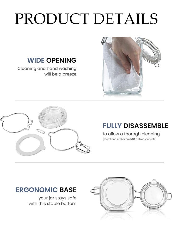 Primizie Glass Food Jar Clear - Image 4