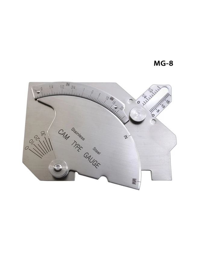 Stainless Steel Cam Type Fillet Weld Gauge Metric Imperial Scale Adjustable Arm - Image 5