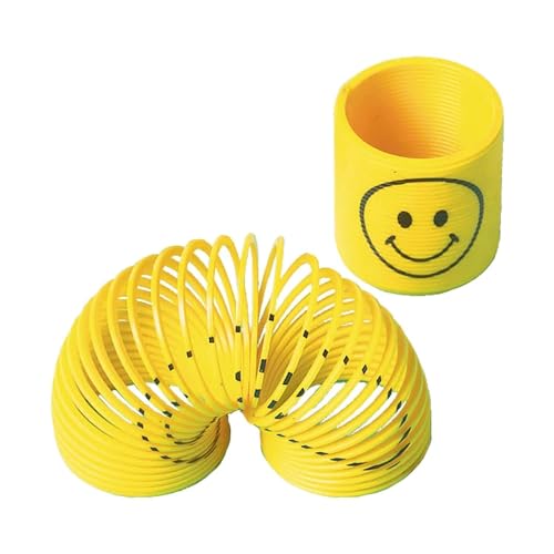 Amscan Smile Spring Value Pack Favors - 1.38" x 1.38" (Pack of 12) - Vibrant Yellow Plastic Party Keepsakes - Unique & Fun for All Occasions - Image 4