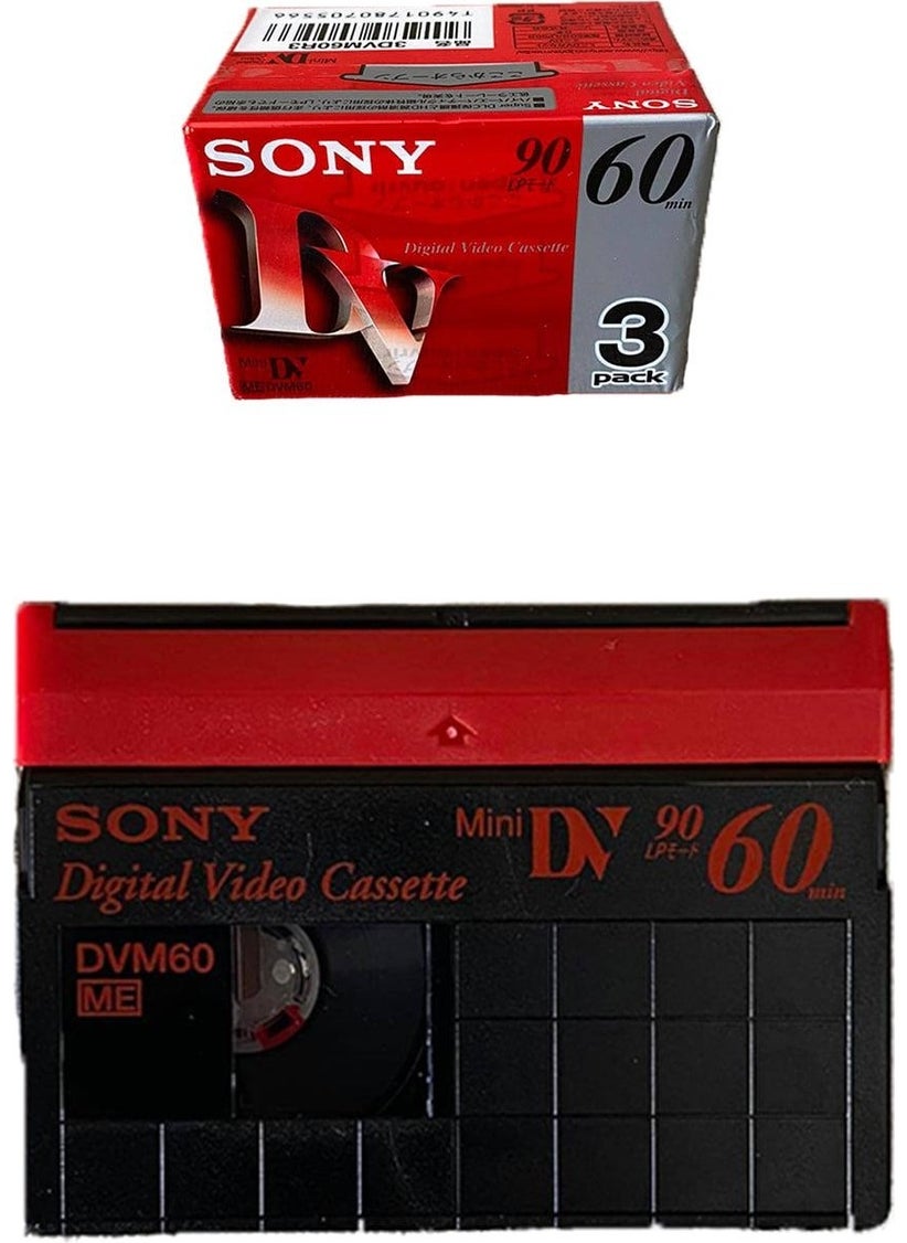 Sony - Dvm 60 Mini DV Camera Cassette 1 Piece - 3DVM60R3 Mini DV Camera Cassette - Image 1