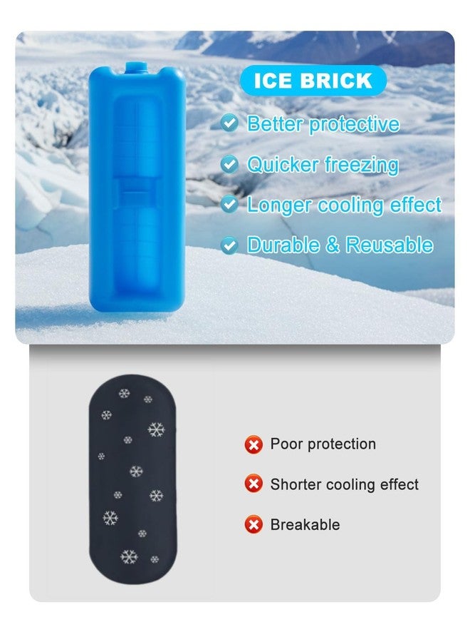 Mviioe Insulin Vial Cooler Travel Case, Diabetic Carrying Insulated travel medication cooler with Protective Ice Brick for Peptide, Diabetes Medicine - Image 2