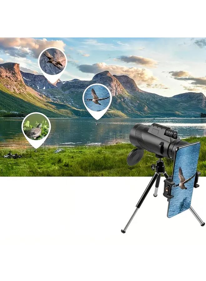 10x42 Monocular Telescope Black Dot Model With Tripod And Phone Holder - Image 5