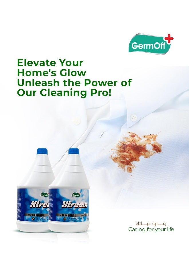 GermOff - Germoff XTREAM Bleach 1 Gallon x 2 pcs - Image 1