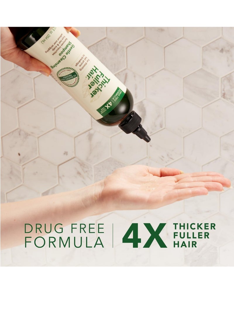 Thicker Fuller Hair Gentle Cleansing Shampoo Advanced Thickening Solution 12oz - Removes Impurities, Fortifies Hair And Reduce Breakage (Pack of 2) - Image 3
