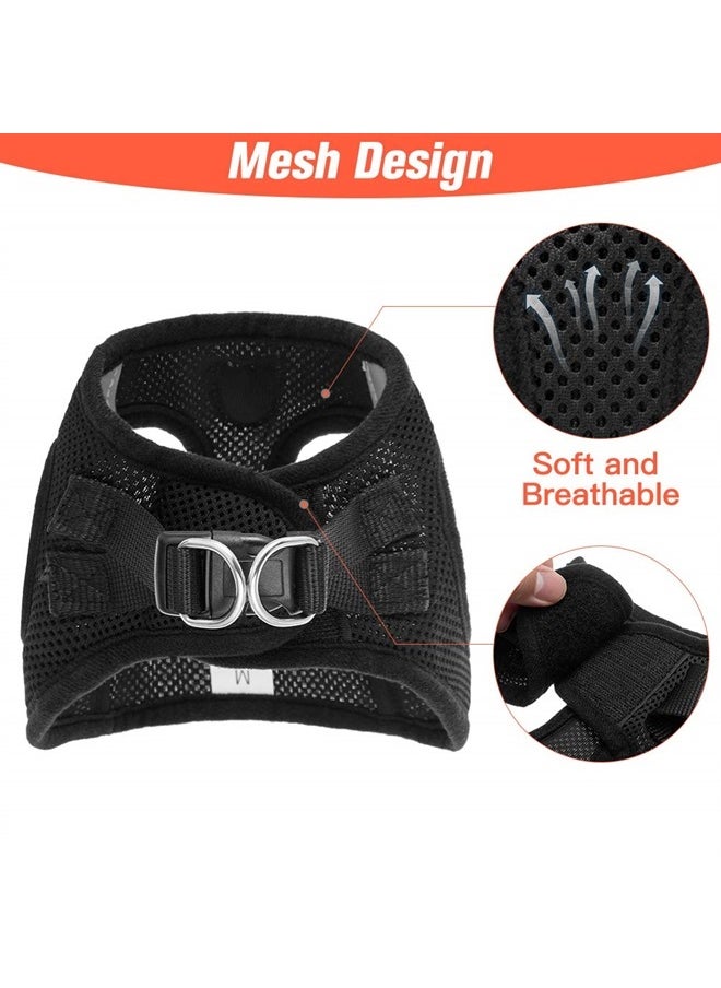 PAWCHIE Puppy Harness and Leash Set - Soft Mesh Dog Vest Harness, Reflective & Adjustable Harness for Small to Medium Dogs, Cats and Puppies 