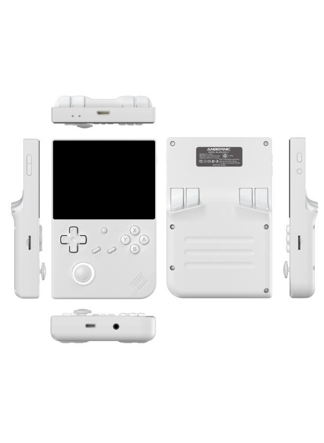 ANBERNIC  RG40XX V Handheld Game Consoles RG40XXV Retro Game Console Built-in 64G TF Card Preloaded Games 5000+ RG 40XXV Portable Gaming Console Linux 64-bit Supports WiFi Bluetooth HD Output White - Image 1