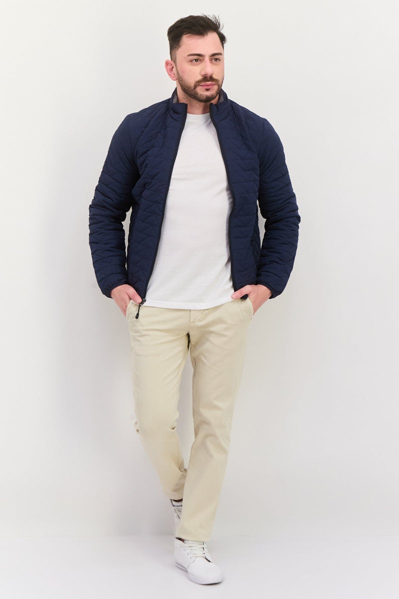 Rainforest جاكيت بافر مبطن للرجال، كحلي داكن - Image 4