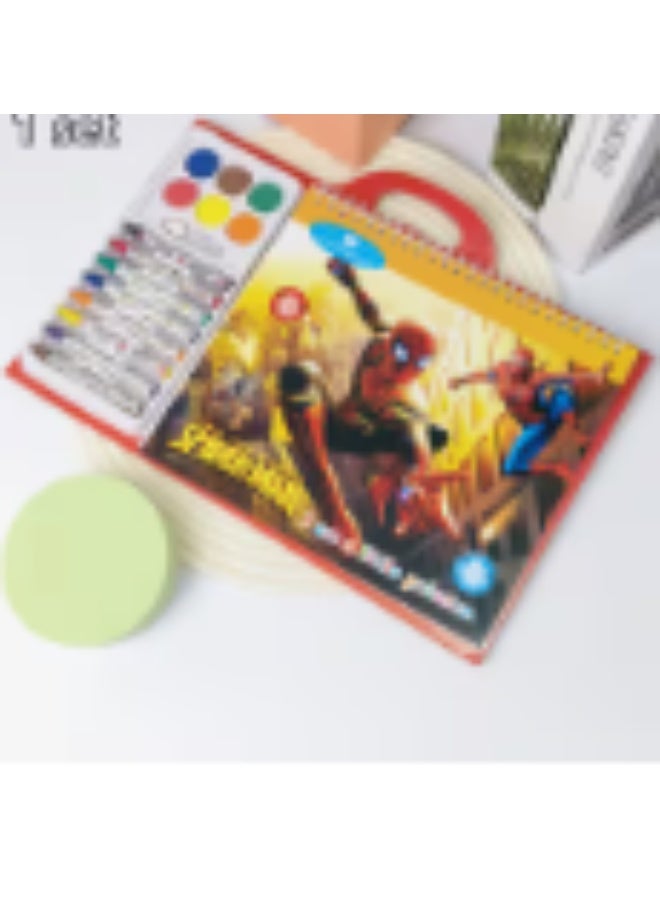 Marvel Heroes Series Spider-Man Portable Drawing Kit 6pcs