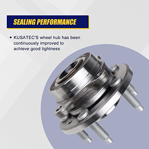KUSATEC 513275 Front/Rear Wheel Hub & Bearing Assembly Compatible with Ford Edge 2011-2014/Flex 2009-2018/Taurus 2010-2019, Lincoln MKS 2009-2016/MKT 2010-2019/MKX 2011-2015, 5 Lugs w/ABS - Image 5