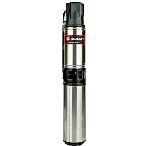 Red Lion RL12G07-2W2V 4-inch Submersible Deep Well Pump, 3/4 HP, 12 GPM 2-Wire, 230 Volts, Steel, 14942403 - Image 1