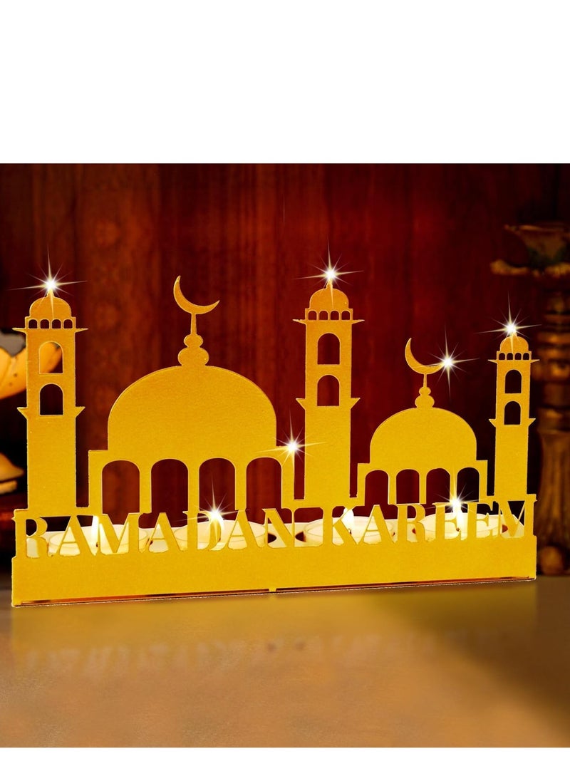 Ramadan Candlestick, Ramadan Candle Holder, Ramadan Table Decorations Foldable Castle Pattern Candle Holder for Home, Bedroom and Living Room(Candle Not Include) - pzsku/Z916313ED92DB0239E42FZ/45/_/1732182113/ee52c1cd-551c-45ef-88df-d473078b57bf