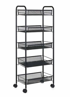 AGD 5-Layers Mesh Multi-Purpose Trolley Black  - Image 1