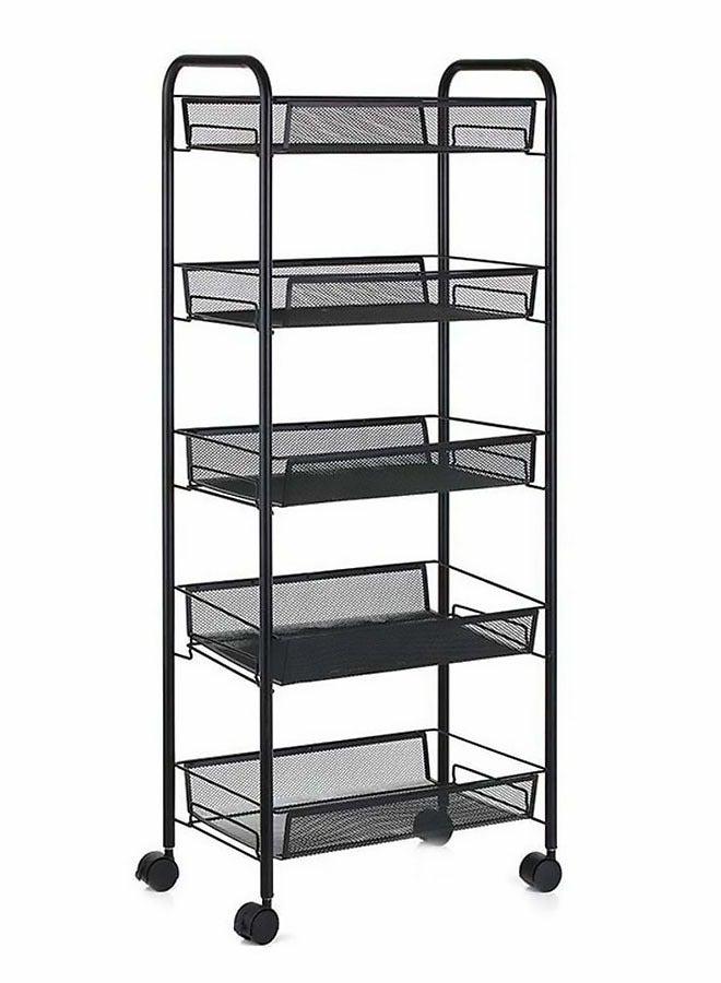 AGD 5-Layers Mesh Multi-Purpose Trolley Black - Image 1