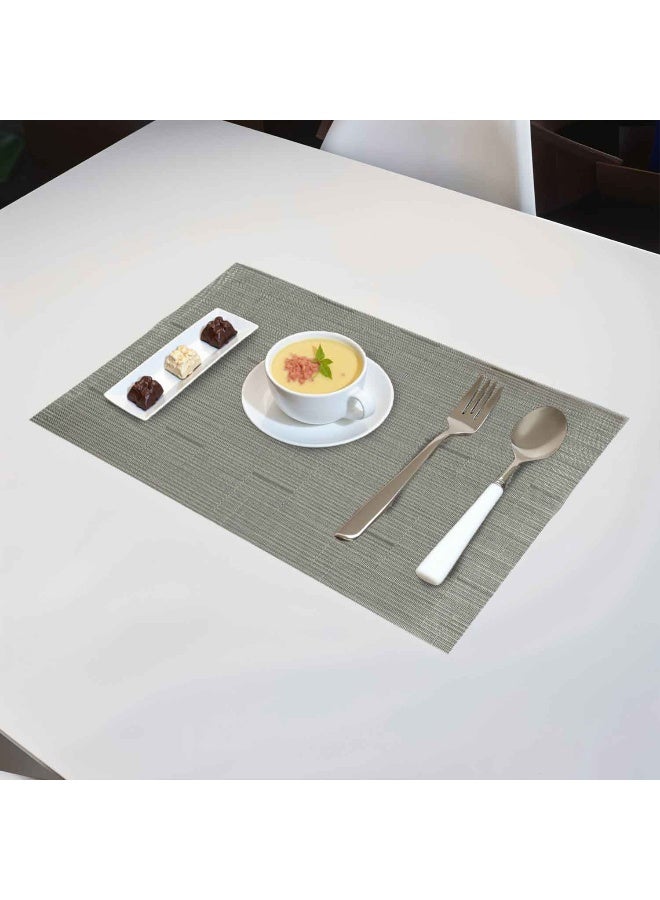 Rest Set Of 6 Heat Resistant Place Mats Washable PVC Table Mats  - Image 1