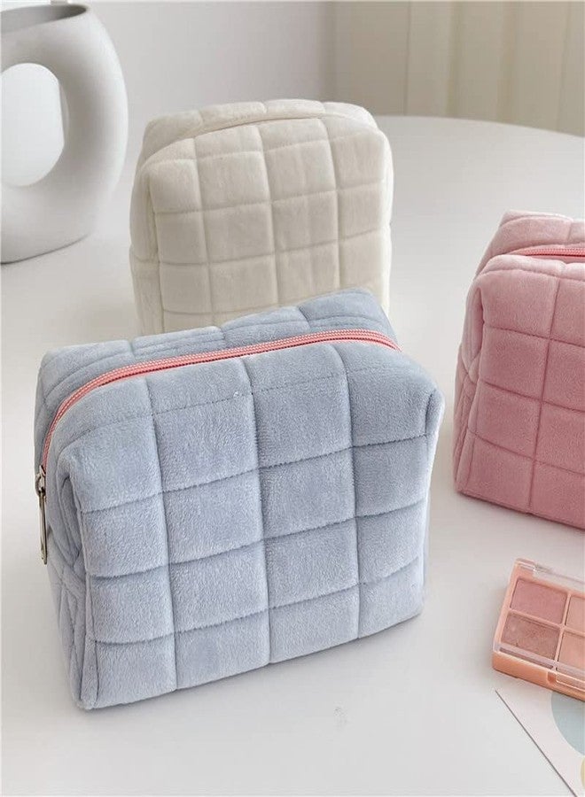 XPONNI Small Cosmetic Bag Cute Makeup Bag Y2k Accessories Aesthetic Make Up Bag Y2k Purse Cosmetic Bag for Purse (white) - Image 4