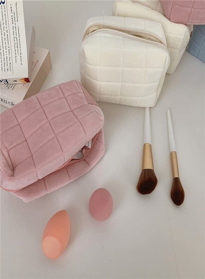 XPONNI Small Cosmetic Bag Cute Makeup Bag Y2k Accessories Aesthetic Make Up Bag Y2k Purse Cosmetic Bag for Purse (white) - Image 5