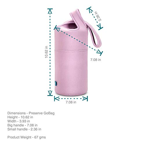 VAYA GoBag Lunch Bag for Office, Dust Proof Reversible Bag for Adults, Color: Purple - Image 5