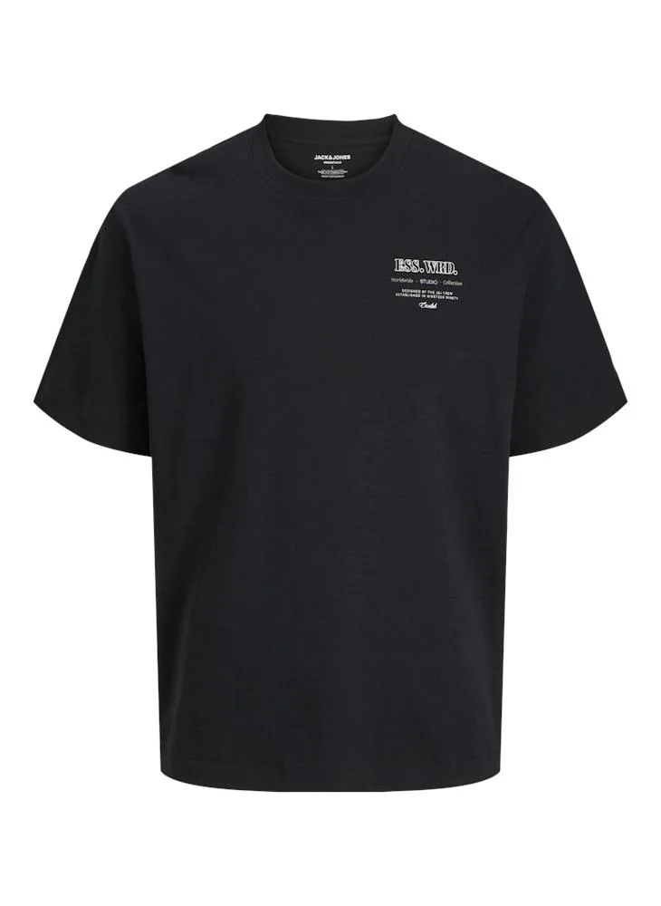 JACK & JONES Graphic Crew Neck Regular Fit T-Shirt