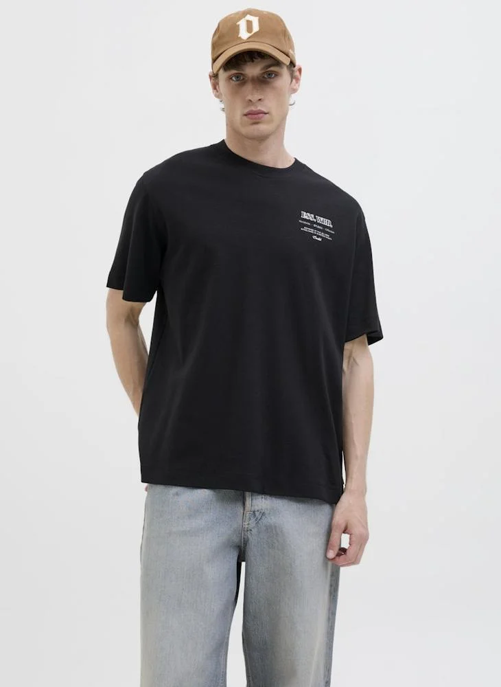 JACK & JONES Graphic Crew Neck Regular Fit T-Shirt