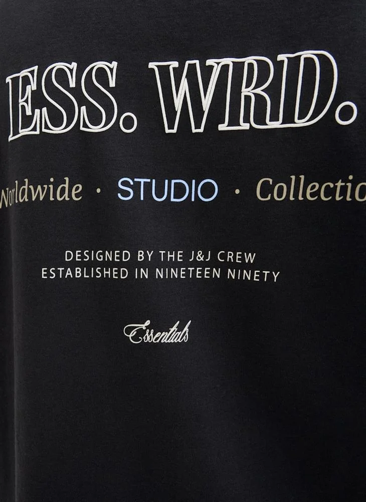 JACK & JONES Graphic Crew Neck Regular Fit T-Shirt