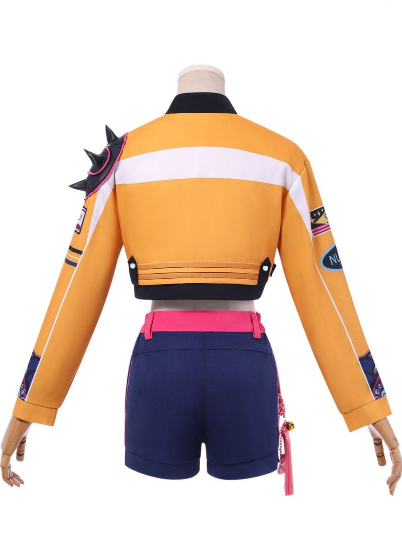 Bluejw KPOP Hunters Costume Women Rumi Mira Zoey Cosplay Outfits Pop Singers Role Play - Image 3