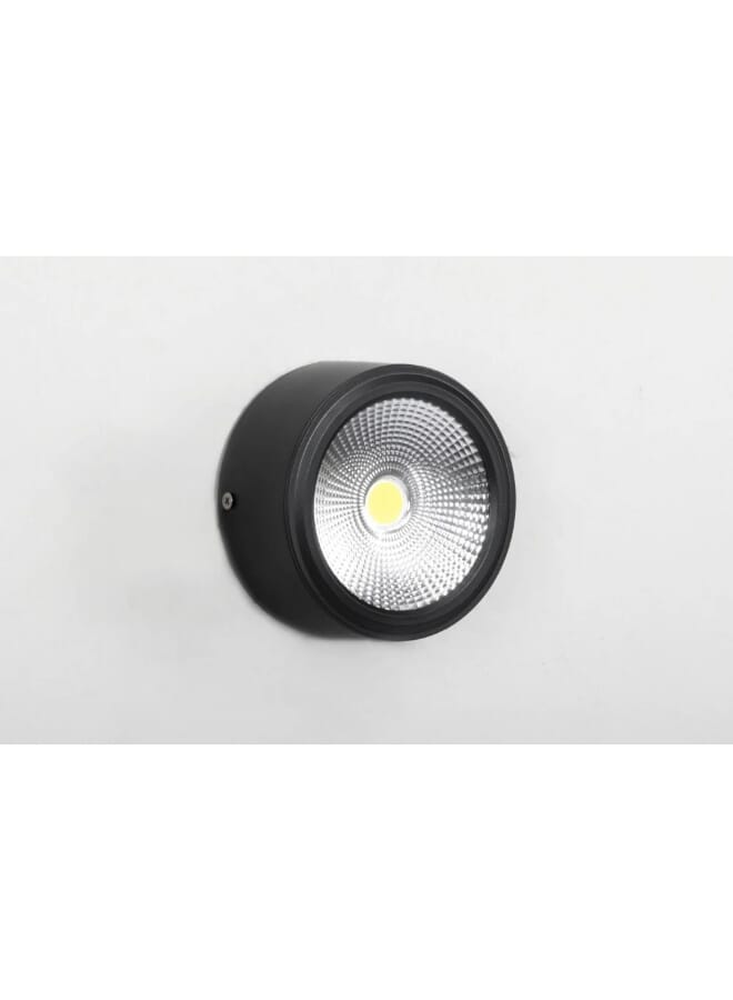 Royal 7W LED Surface Mounted Spotlight C1007 – 7000K White Ceiling Downlight, 50° Beam Angle, 490lm, Black Modern COB Spot Light - Image 3
