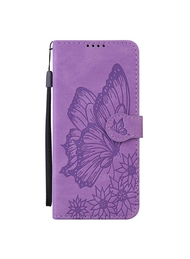 S-TOP Case For Redmi Note 14 5G Retro Skin Feel Butterflies Embossing Horizontal Flip Leather Phone Case - Image 2