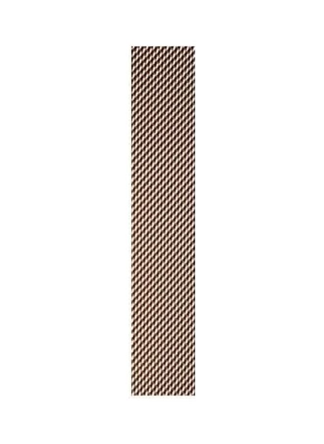 NIBEMINENT - Adjustable Milanese Loop Stainless Steel Band For Apple Watch Series 42-44mm Rose Gold - Image 1
