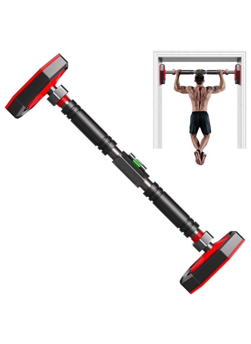 Hihonor Doorway Pull Up Bar - No Screw Installation, Adjustable Width Upper Body Workout Bar with Automatic Locking, 440 LBS Strength Training Pull-Up Bar for Home Gym Exercise  - Image 1