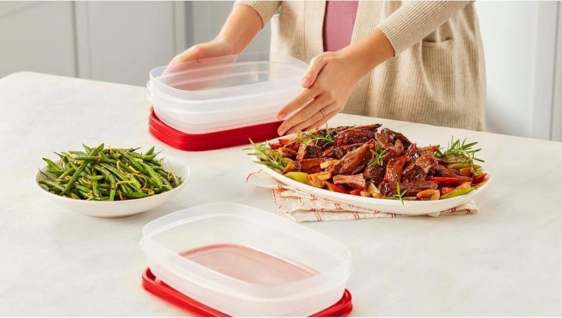 Rubbermaid EasyFindLids Meal Prep Containers One Compartment 55 Cup 5 Pack - Image 5