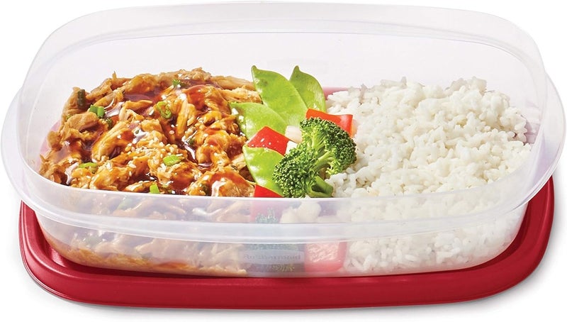 Rubbermaid EasyFindLids Meal Prep Containers One Compartment 55 Cup 5 Pack - Image 3