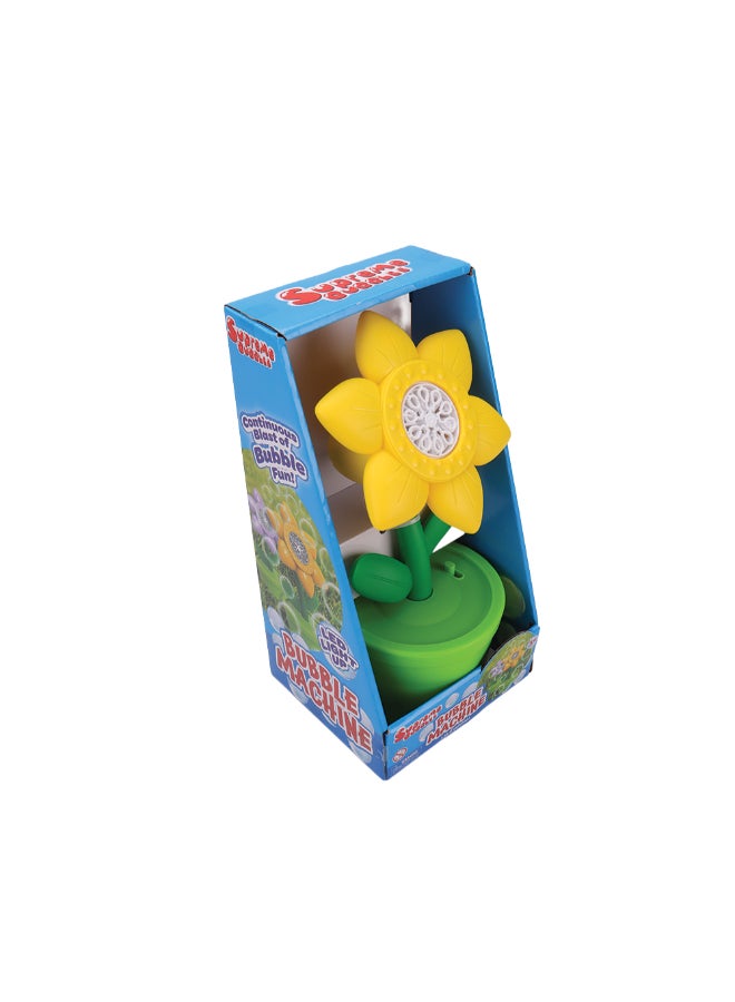 Bubbles B/O SUNFLOWER BUBBLE MACHINE WITH LIGHT, WITH 2*40ML BUBBLE SOLUTION,
3*AA BATTERIES NOT INCLUDED, 2ASTD - Image 4