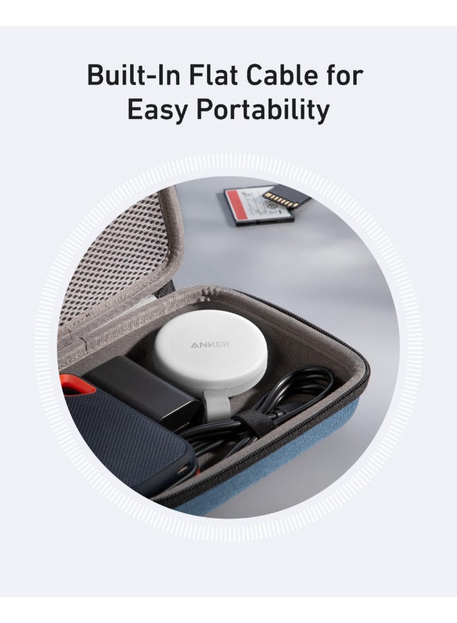 Anker MagGo USB-C Adapter, SD Card Reader for iPhone 17 Series, Portable Magnetic Memory Card Reader with Built-in Cable, Dual Slot for SD&TF Card, 312MB/s Max Data Transfer for USB C Devices(Black) - Image 5