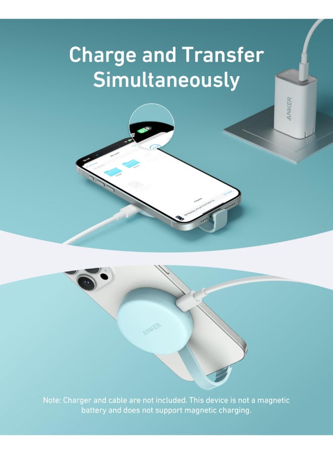 Anker MagGo USB-C Adapter, SD Card Reader for iPhone 17 Series, Portable Magnetic Memory Card Reader with Built-in Cable, Dual Slot for SD&TF Card, 312MB/s Max Data Transfer for USB C Devices(Black) - Image 4