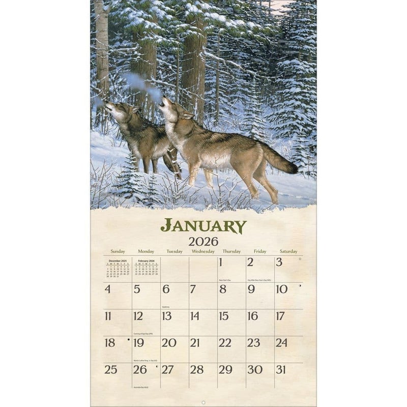 Lang, Beyond the Woods 2026 Wall Calendar by Michael Sieve, 13.4'' X 12'', 12-Month Calendar with Stapled Binding - Image 2