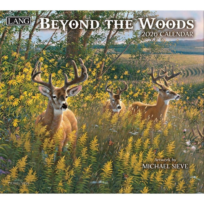Lang, Beyond the Woods 2026 Wall Calendar by Michael Sieve, 13.4'' X 12'', 12-Month Calendar with Stapled Binding - Image 1