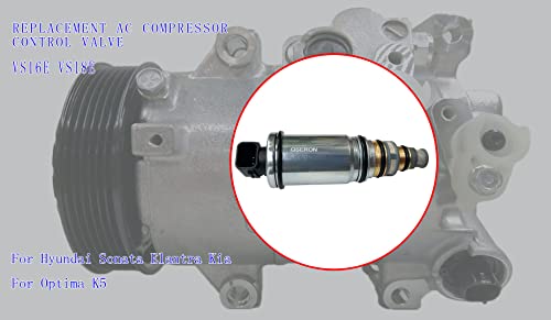 QSERON AC Compressor Control Solenoid Valve for Hyundai Sonata 2.0L 2.4L 2011-2014 Elantra Kia Optima K5, Kia Río 2018,VS16E VS18E Compressor Electronic Control Valve Replacement - Image 4