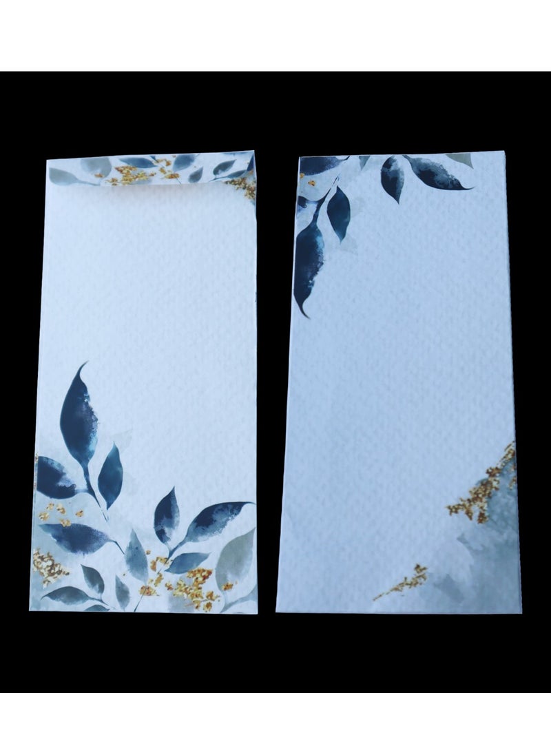 Yuwell Pack Of 12 Pieces Eid Envelopes With Elegant Design On Both Sides Eid Cards Made With Durable Paper For Eid Cash Giveaways Eid Mubarak Cards  - Image 2