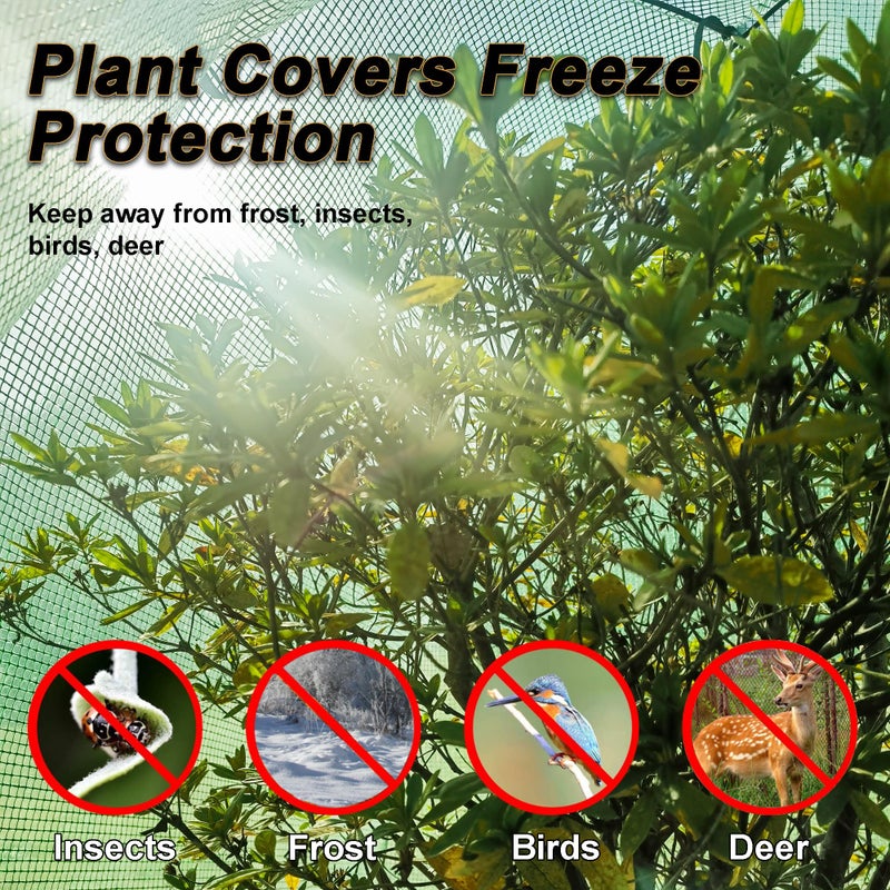 CHPPEY 59â€³*59â€³*60â€³ Large Winter Plant Warm Covers with Air Hole for Raised Bed- Warm Tent Freeze Protection Humidity Domes for Germination, Seedling Propagation Protecting Plants from Animals - Image 5